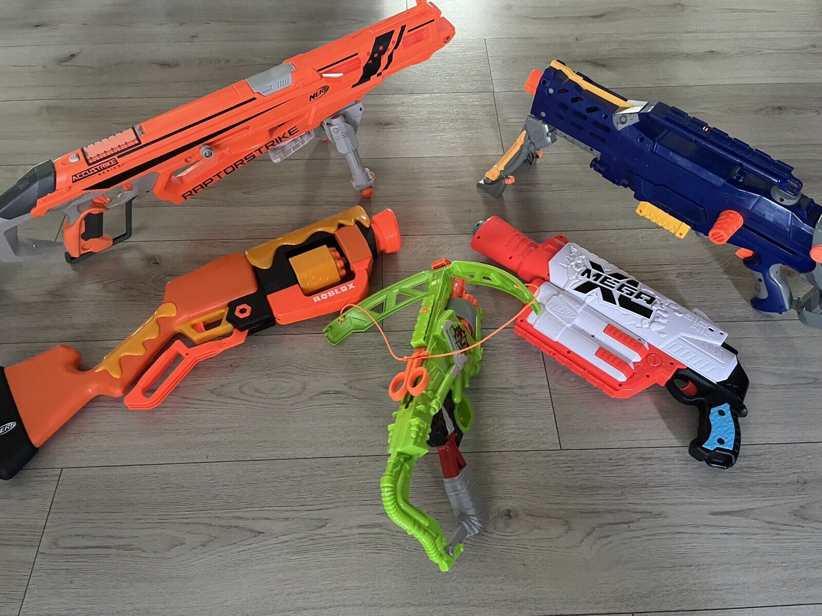 New Nerf Sniper Rifle Accustrike Raptor Strike Blaster Toy Guns for Boys  Gift