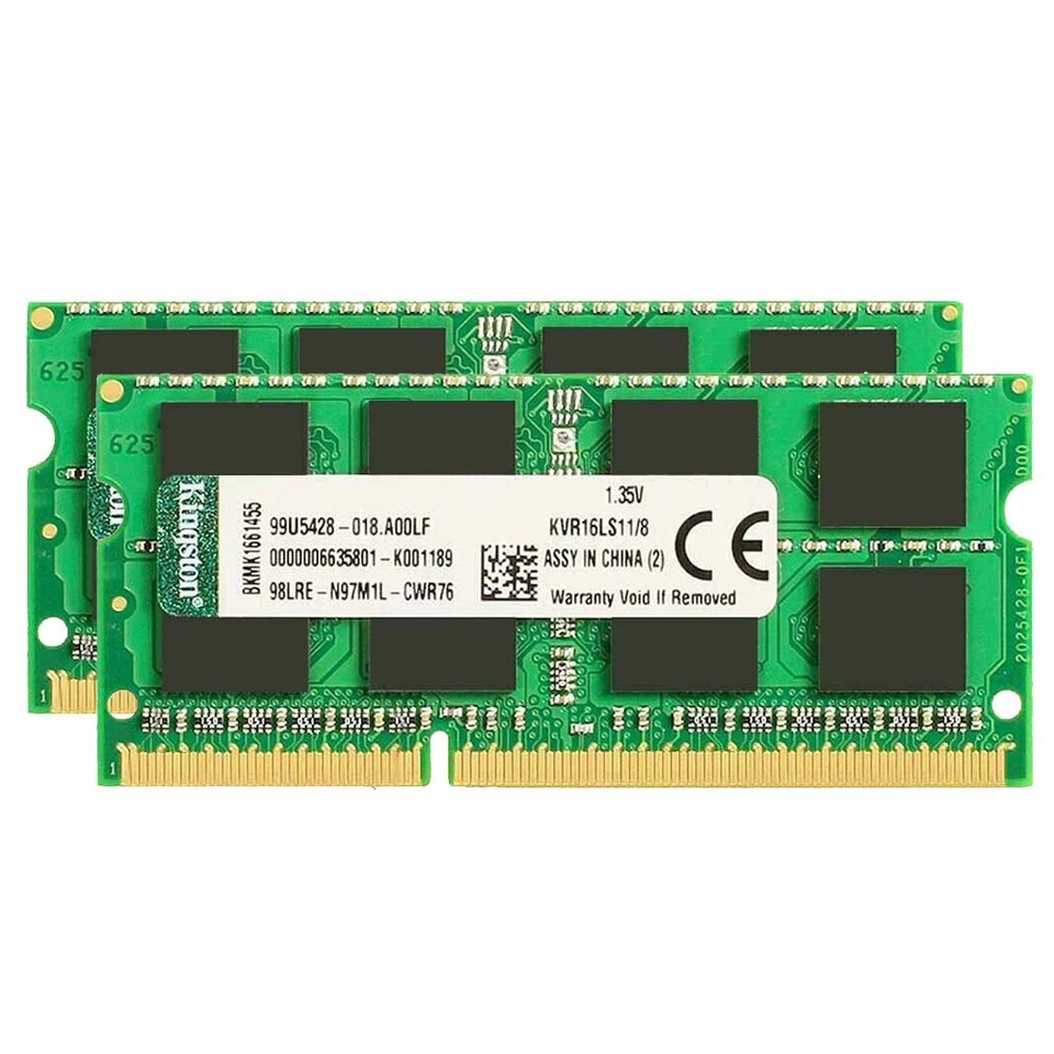 32GB 16GB 8GB KVR16L11/8 DDR3L 1600MHz PC3L-12800S SODIMM Laptop Memory Kingston - Image 4 of 4