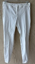 Alfani Women's Jeans Size 10 White Slim Fit Straight Leg Pants