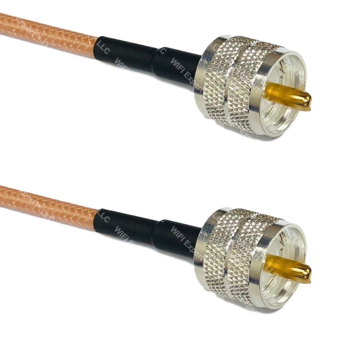 Connettore N Maschio A PL259 UHF Lotto Cavo Coassiale RG400 Argento, Maschio, Per Radioamatori - WiFi Expert LLC Cavo Argento RG400 - Foto 10
