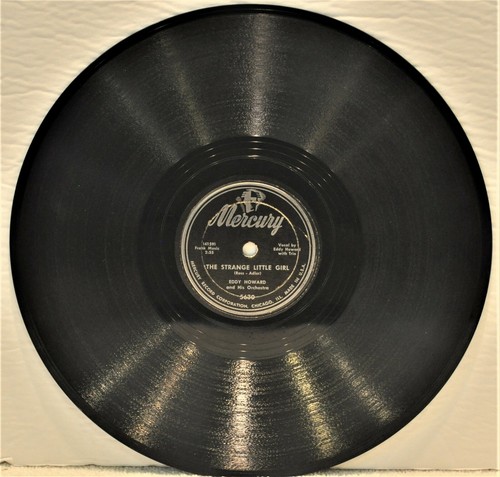 EDDY HOWARD "What Will I Tell My Heart / The Strange Little Girl" 78 RPM - Picture 2 of 3