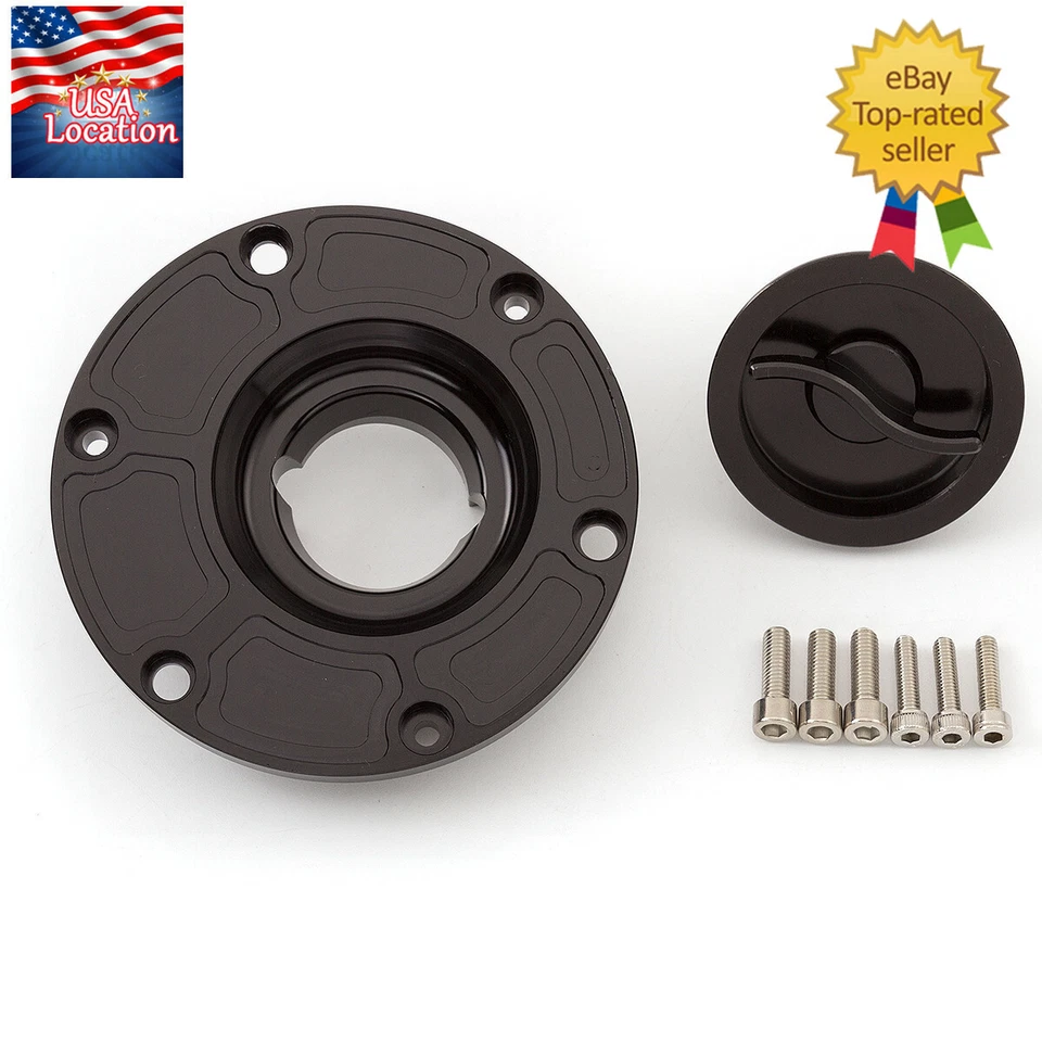 Tapa de gasolina CNC sin llave para Triumph Street Triple 675 Tiger 800/XC Foto 3 de 4