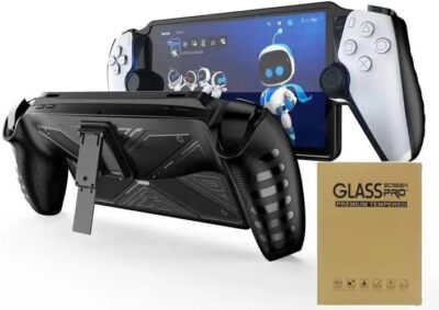Case with Stand and Screen protector for PS5 Playstation Portal Remote  Player