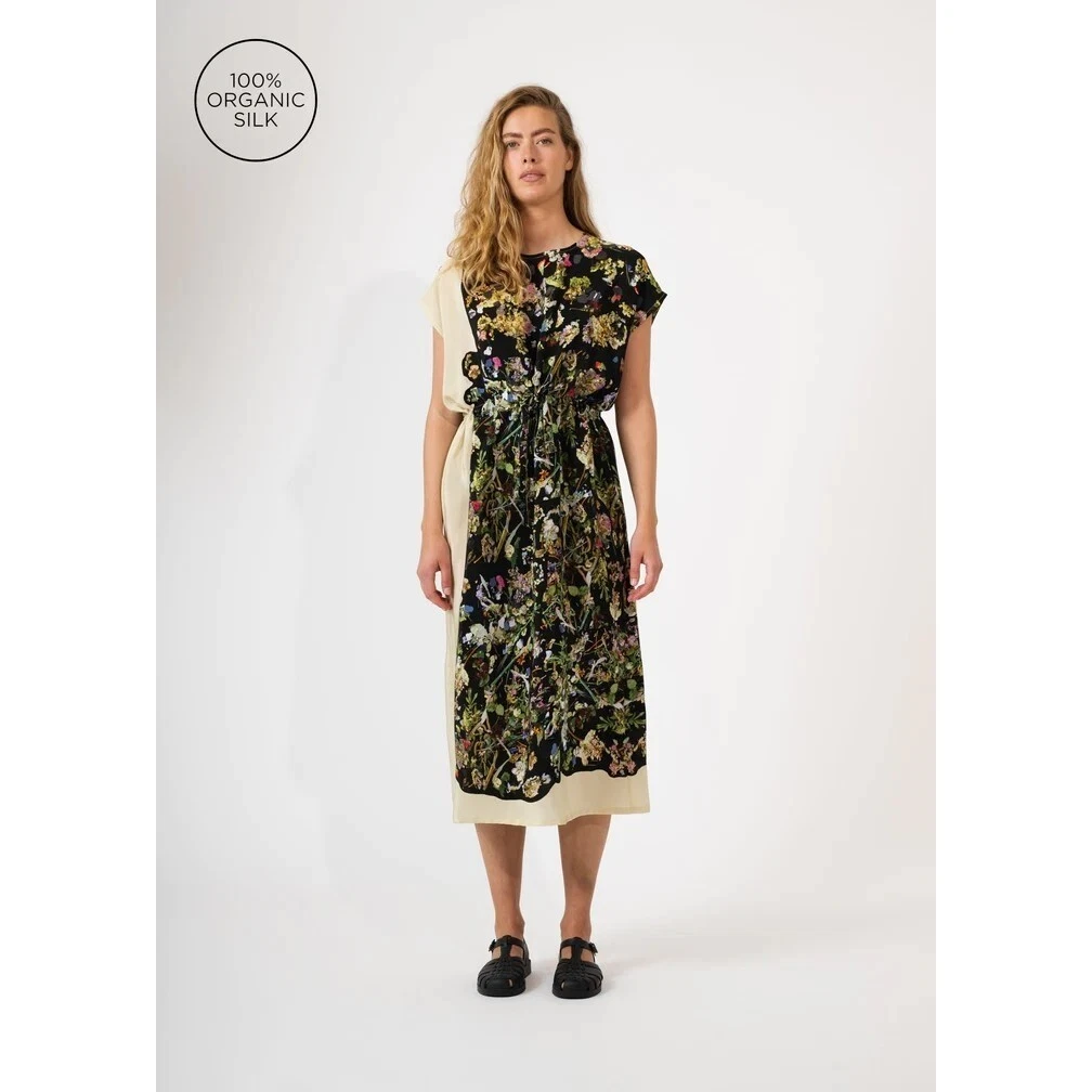 NWT Anntian Simple Dress in J Pressed Flowers - One Size | eBay