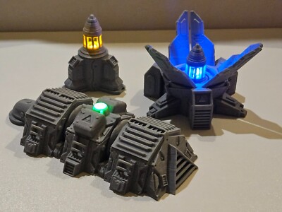 sci-fi led generator solar array und light beacon set sci-fi generator model dnd
