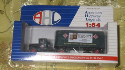 RARE  1996 AHL 1:64 Hershey's Syrup Truck Mack Die-Cast REA/Hartoy NOS Unpunched