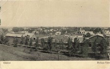 Birdseye View Miller South Dakota SD Lot of 2 Postcards