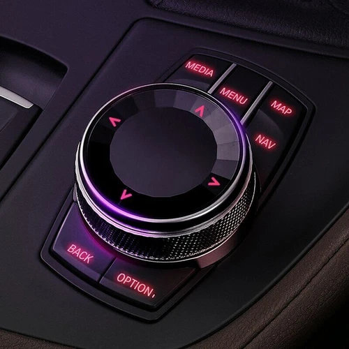 1X Auto Kristall Multimedia Knopf Knopf Abdeckung Blende für BMW F25 F30 F11 F20 iDrive - Bild 7 von 12