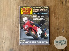 Vintage April 1985 AUSTRALIAN MOTOR CYCLE NEWS Magazine Bathurst R80 FXRT F1 750