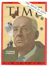 Vladimir Nabokov Russo Writer 1969 Cover Time 1 Original Page