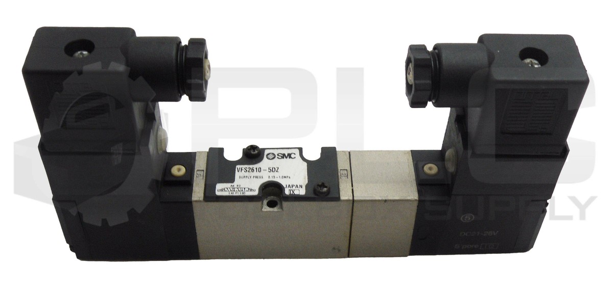 SMC VFS2610-5DZ SOLENOID VALVE DOUBLE NON PLUG IN BASE MOUNT | eBay