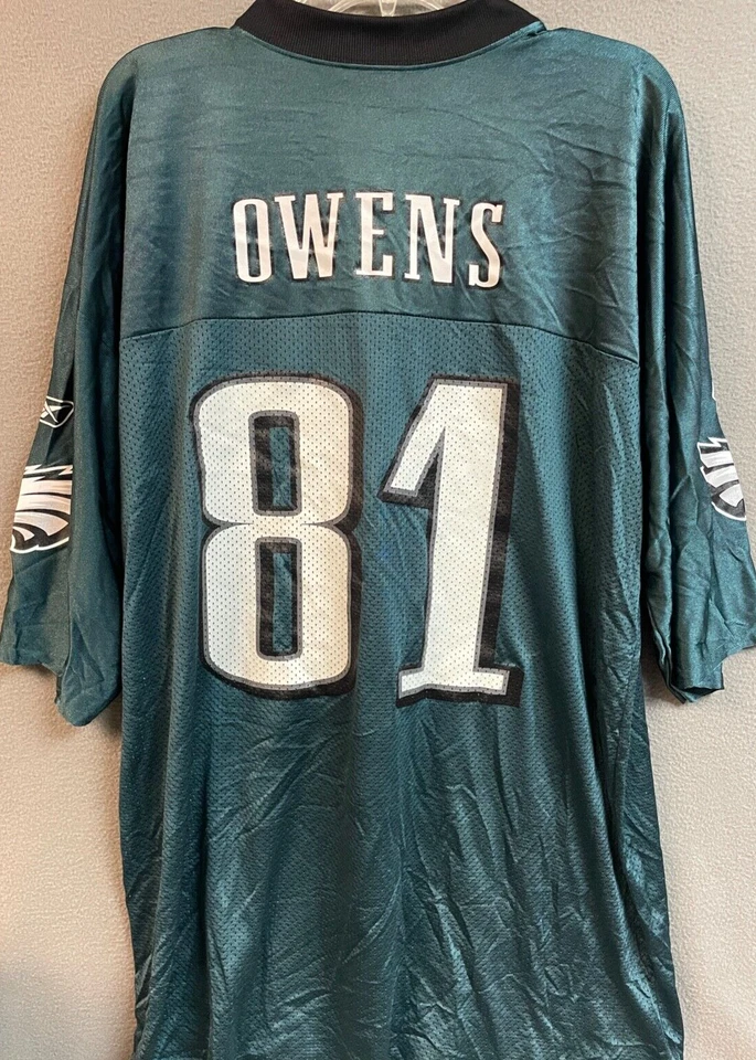 Camiseta deportiva de colección RBK Philadelphia Eagles Owens Home talla XL Foto 2 de 2