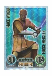 Force ATTAX 175-Mace Windu Jedi Knight-FORCE MASTER SERIES 1 (2010) | eBay