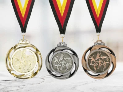 THOST Medaille Leichtathletik Ø 40 mm incl. Band - Geschenk, Auszeichnung, Ehrung