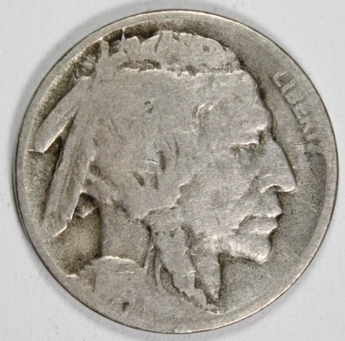 1918-D Buffalo Nickel | Circulated | Semi-Key | Free Shipping