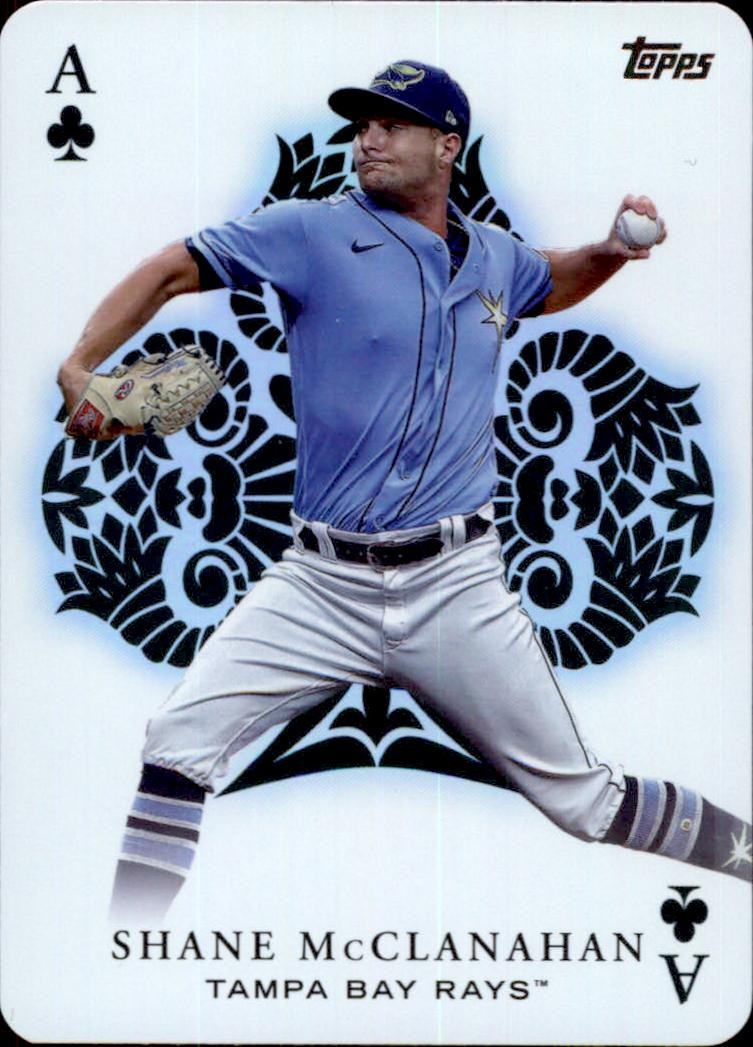 Shane McClanahan 2023 Topps All Aces Blue #AA-12 Tampa Bay Rays