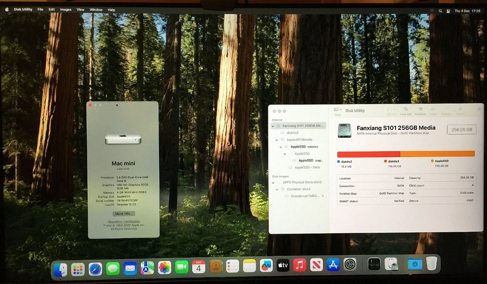Apple Mac Mini - A1347 Late 2014 dual boot Sequoia & Windows 11 Pro - Image 4 of 4