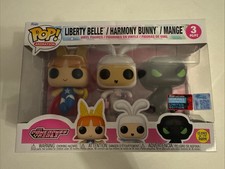 POWERPUFF GIRLS 3-Pack Belle Bunny Mange Funko Pop NYCC 2025 Fall Conv Exclusive