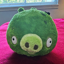 Singapore Changi Angry Birds Space Green Pig Plush, Large 12