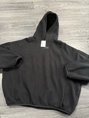 Felpa con cappuccio Fear Of God Essentials logo grande