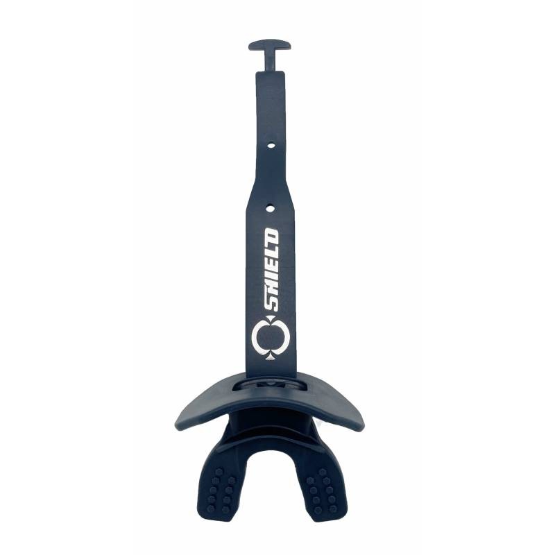 Protège-dent Shield Striker Noir avec protège-lèvre intégré pour boxe