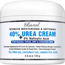 Urea Cream 40 plus Salicylic Acid 2 , Foot Cream for Dry Cracked Heels Feet Kne