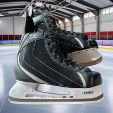 DR Hockey X4 Men s/Teen Senior Ice Skates Black Beginner/Intermediate Size 11