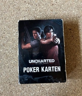 Uncharted Poker Set PlayStation Neu Versiegelt Limited Edition the lost legacy 