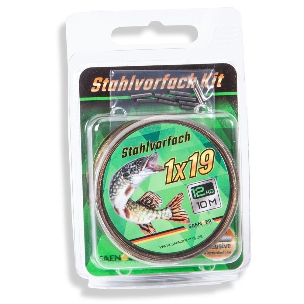 Комплект Snger 1x19 Stahlvorfach 10 м и 15 кг содержащий 10 Клеммхюльсен Stahlvorfach 2890₽