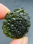 32Ct Moldavite Genuine Raw Moldavite Crystal from Czech Republic PIC certificate — photo 6