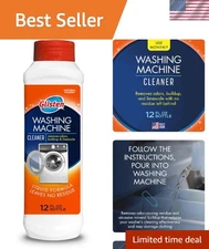 USA-Made 12 Oz Washing Machine Cleaner - Concentrated Fresh Scent Formula