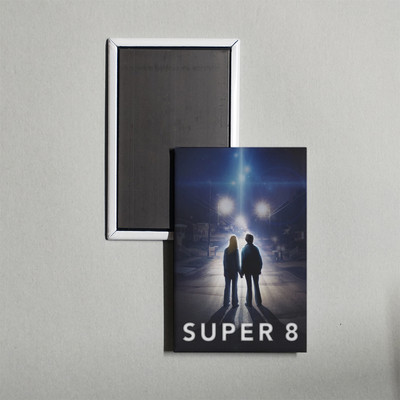 Super 8 Mini Movie Poster Fridge Locker Magnet