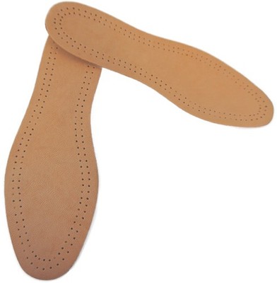 Insoles Handcrafted Lambskin Leather Breathable Activated Carbon US Men 8-8.5