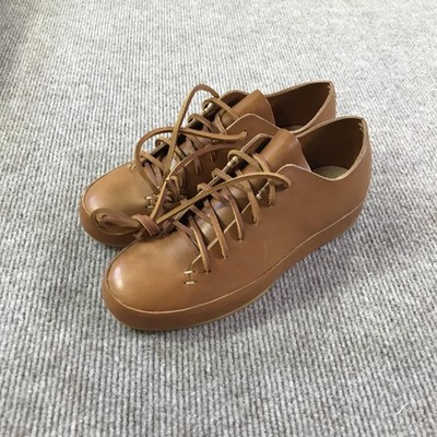 FEIT Hand Sewn Low Rubber Shoes Womens Size 36 Tan Semi-Cordovan