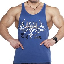 BIG SM men's muscle shirt tank top armpit shirt stringer fitness bodybuilding 2091