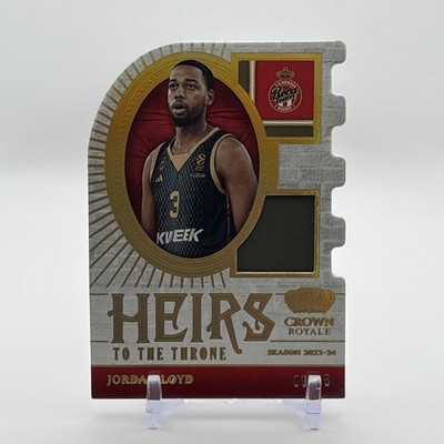 2023/24 Crown Royale Euroleague Heirs JORDAN LOYD Jersey Patch Gold /25