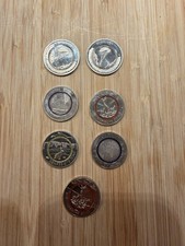 5 Und 10 Euro-Sammlerm&uuml;nzen mit Polymerring aus der Serie "Klimazonen der Erde