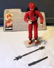 GI Joe Jinx v1 3.75” Action Figure w/ Some Accessories 1987 Hasbro ARAH Vintage