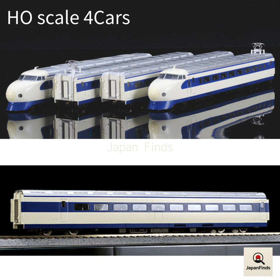 Zoukei-Mura HO 0 Series Shinkansen 0 Window Version 4-Car Tested Japan Train - Bild 4 von 4