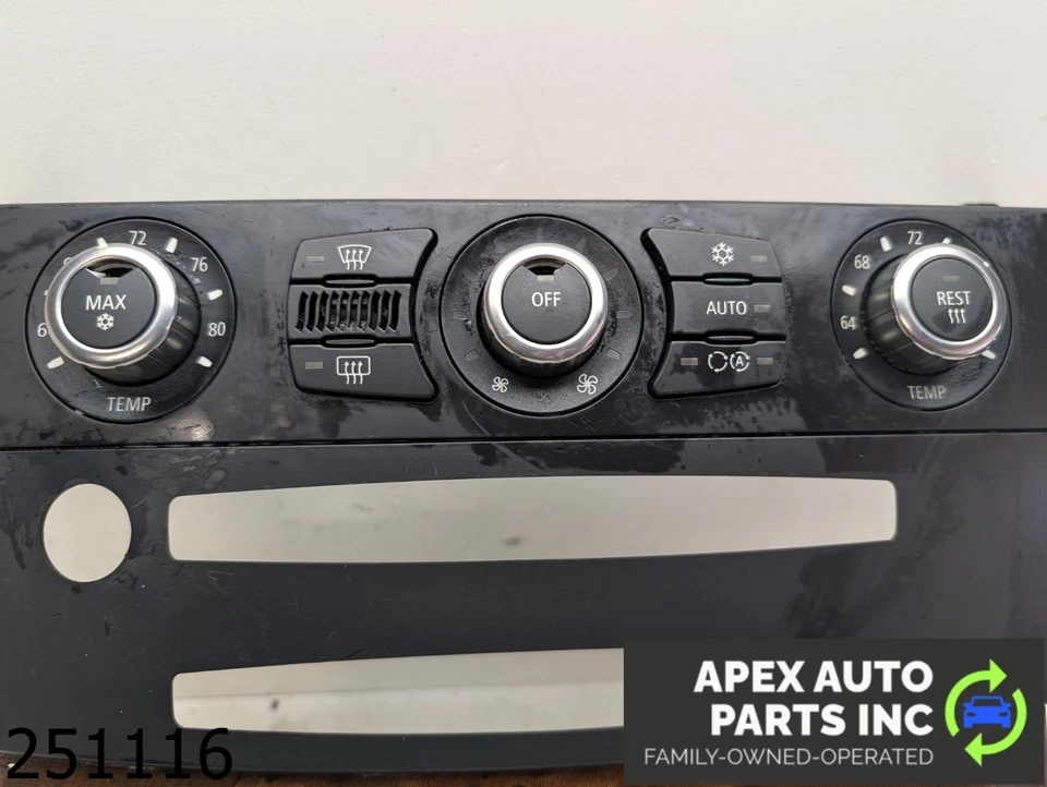 BMW 550i 2007 fabricante de equipos originales 4,8 L temperatura clima aire acondicionado control de calefacción Foto 4 de 4