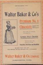 Magazine Ad - 1898 - Walter Baker & Co. Chocolate - Dorchester, MA