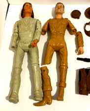 Vintage Lone Ranger and Tonto Action Figures and Accessories 1970s