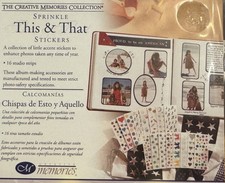 CREATIVE MEMORIES 16 studio STICKER STRIPS THIS  THAT SPRINKLE NIP, NLA