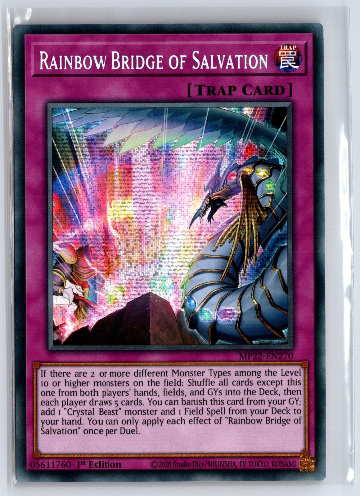 Rainbow Bridge of Salvation MP22-EN270 2022  Yu-Gi-Oh 1st Edition NM