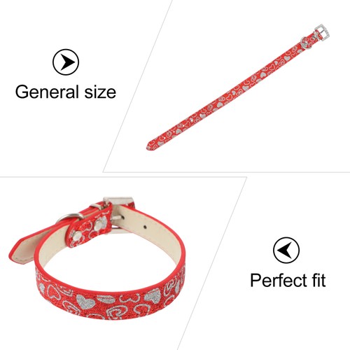 2 PCS Glitzernde Liebeskette Traktionsgurt Für Haustiere Zugband - Bild 8 von 12