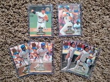 Lot of (6) 1993 Leaf Heading for the Hall Inserts - Ryan/Yount/Murray/Ripken