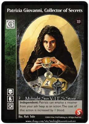 Patrizia Giovanni, Collector of Secrets Giovanni Tenth Anniversary V:TES CCG