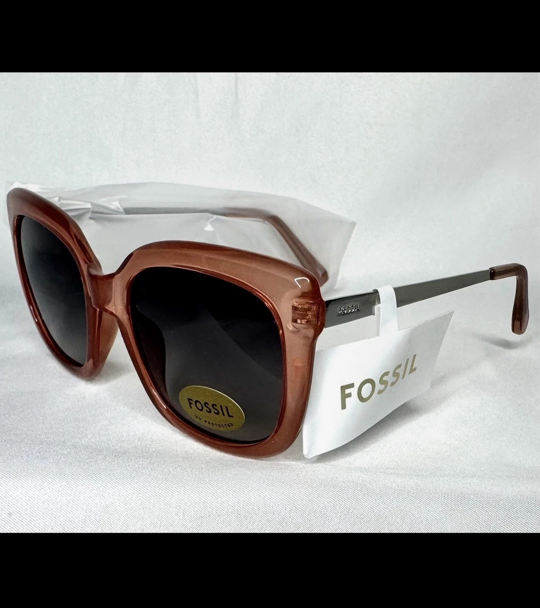 Fossil Black Plastic Sunglasses for Women for sale | eBay display picture 1