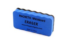 The Pencil Grip Magnetic Whiteboard Eraser - Ergonomic Design, Soft, Dirt