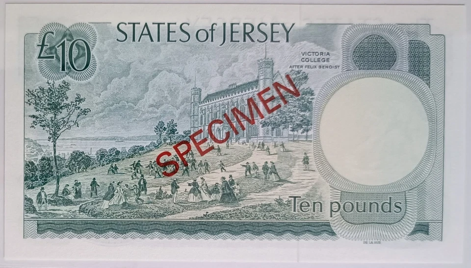 Lote de 10 muestras de jersey (2) - Tipos de retratos de la reina Isabel II - Channel Island Foto 3 de 4